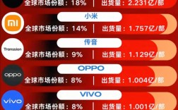 全球十大手机品牌排行榜