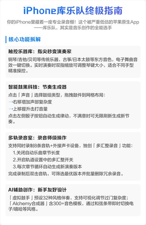 GarageBand iPhone教程,零基础如何快速入门?-图3 GarageBand iPhone教程,零基础如何快速入门?-图3