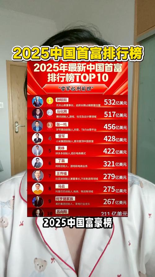 互联网首富排名2025-图1