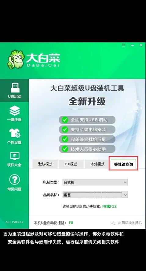 大白菜U盘装XP系统步骤详解？-图2